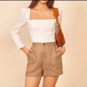 Reformation Sterling Short Khaki (NWT)